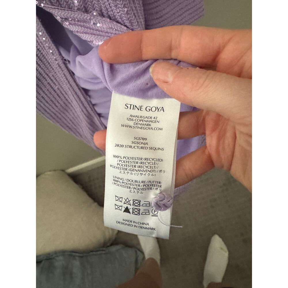 NWOT Stine Goya Sgsonja Sequin Dress in Lavender SZ XS - Picture 6 of 7